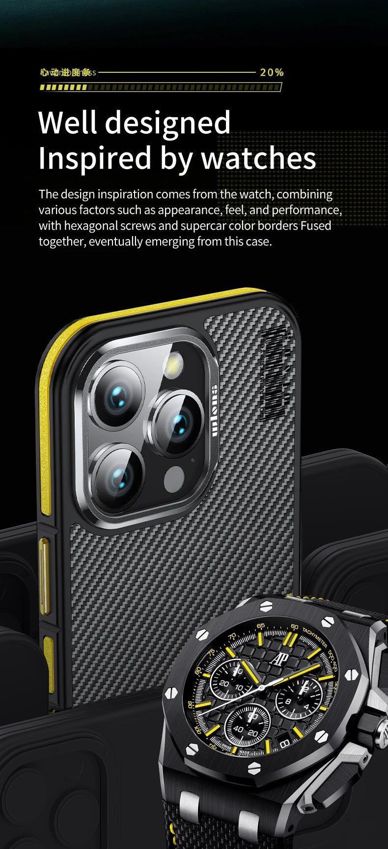 aramid fiber Phone Case For iPhone