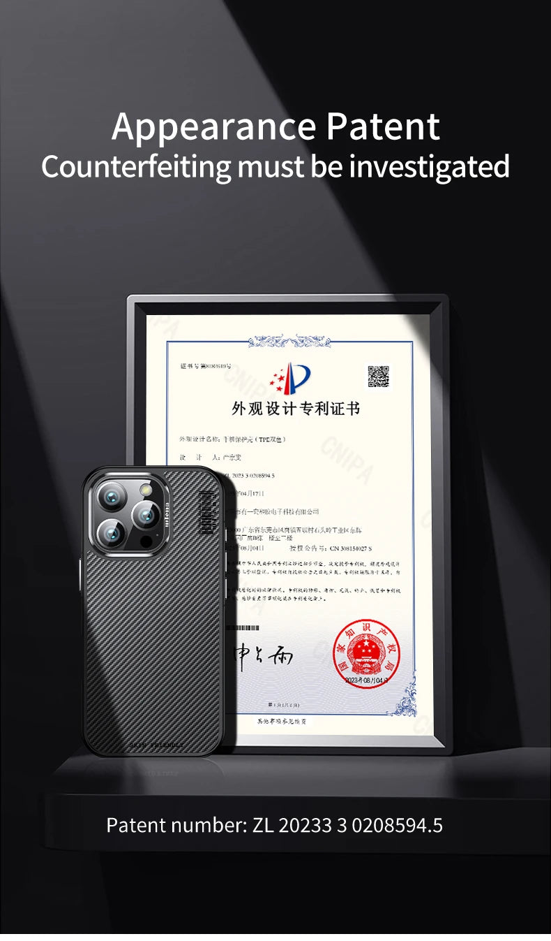 aramid fiber Phone Case For iPhone