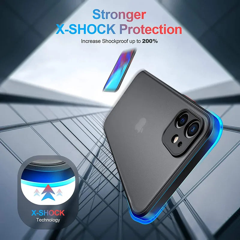 Armor Bumper Clear Phone Case iPhone