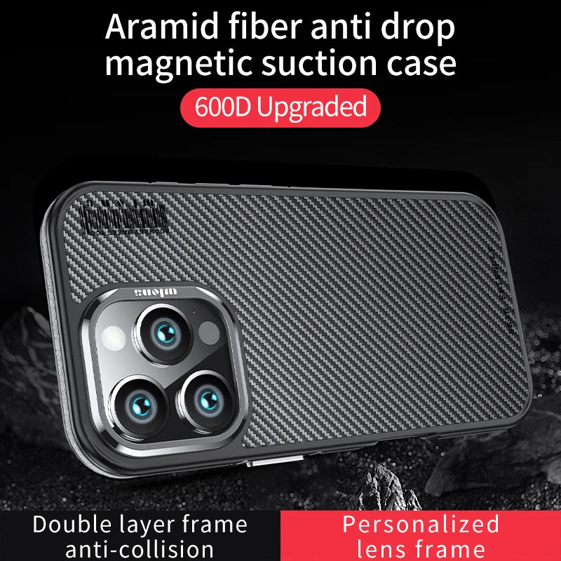 aramid fiber Phone Case For iPhone
