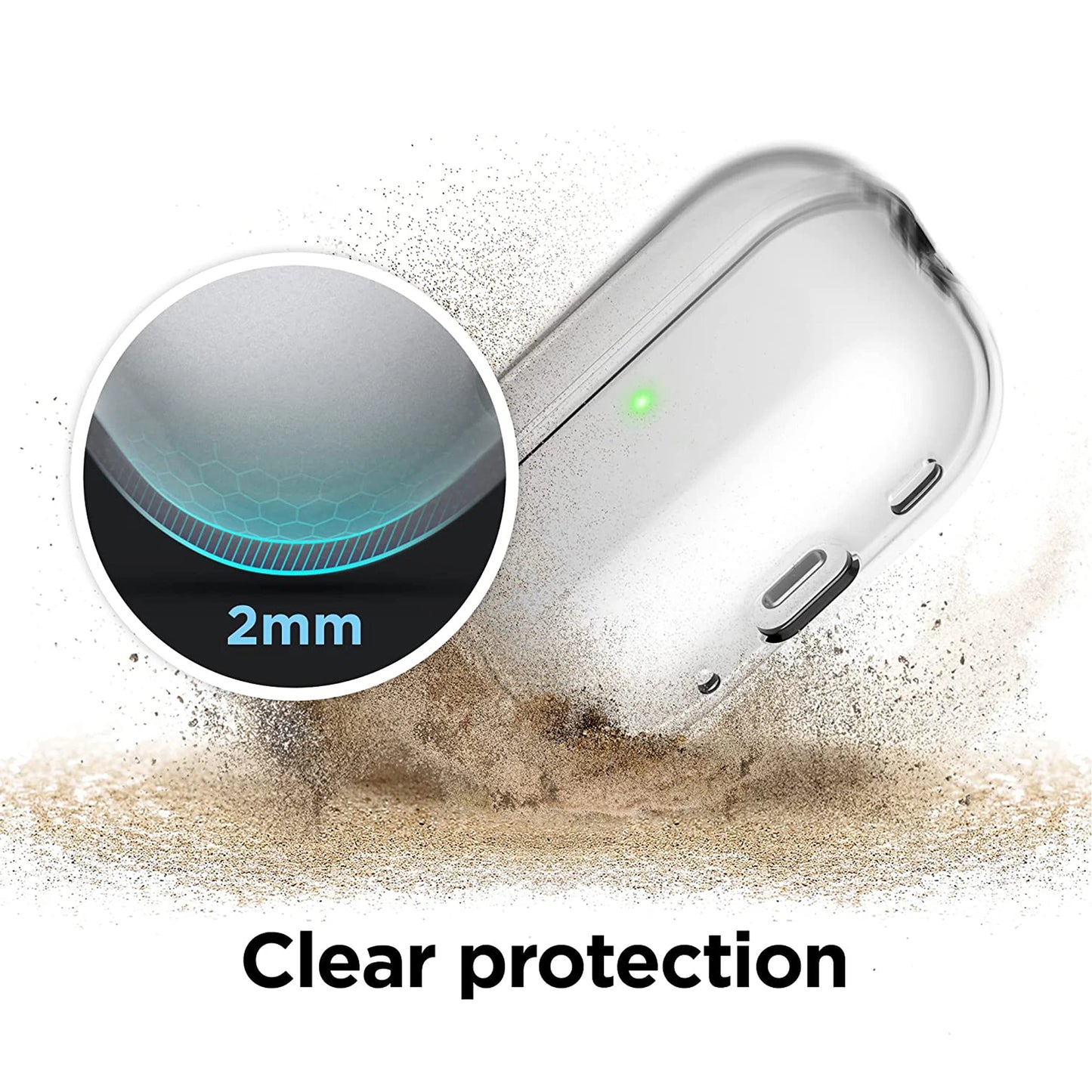 Transparent Protective Case Cover For Airpods