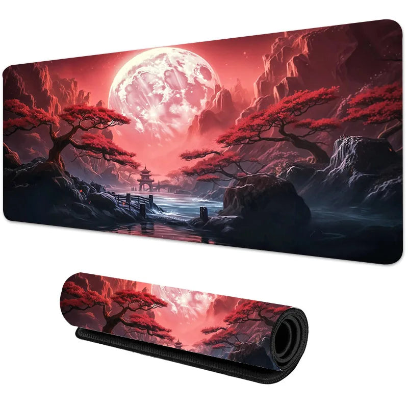 Gaming MousePad Durable Desk Pad Thick Seam Edge Suitable for Office and Gaming