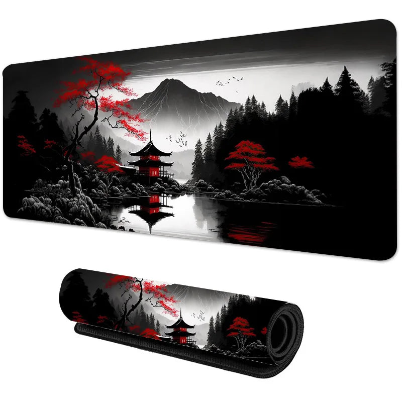 Gaming MousePad Durable Desk Pad Thick Seam Edge Suitable for Office and Gaming