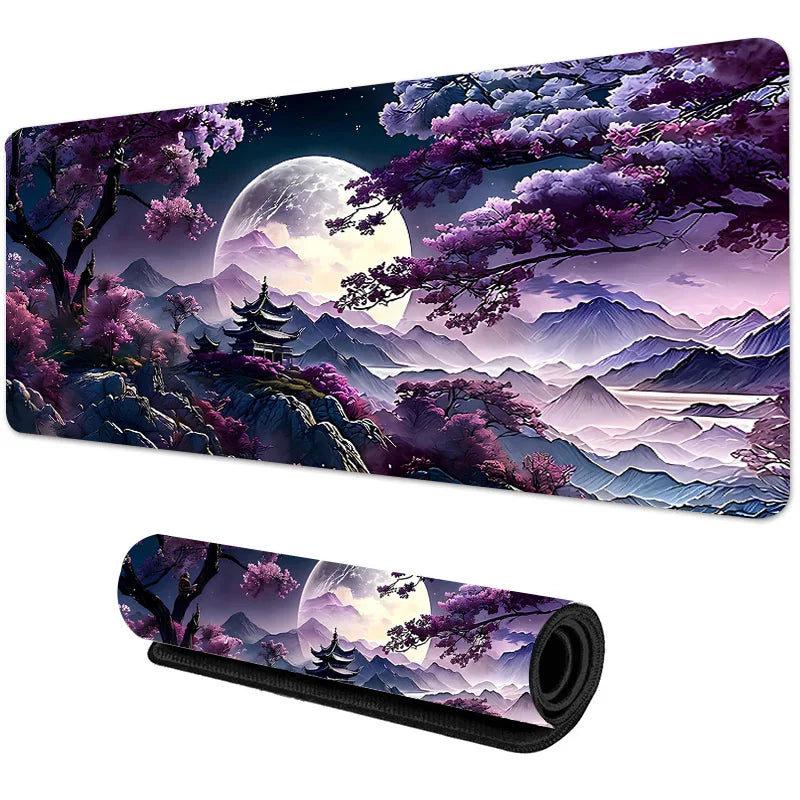 Gaming MousePad Durable Desk Pad Thick Seam Edge Suitable for Office and Gaming