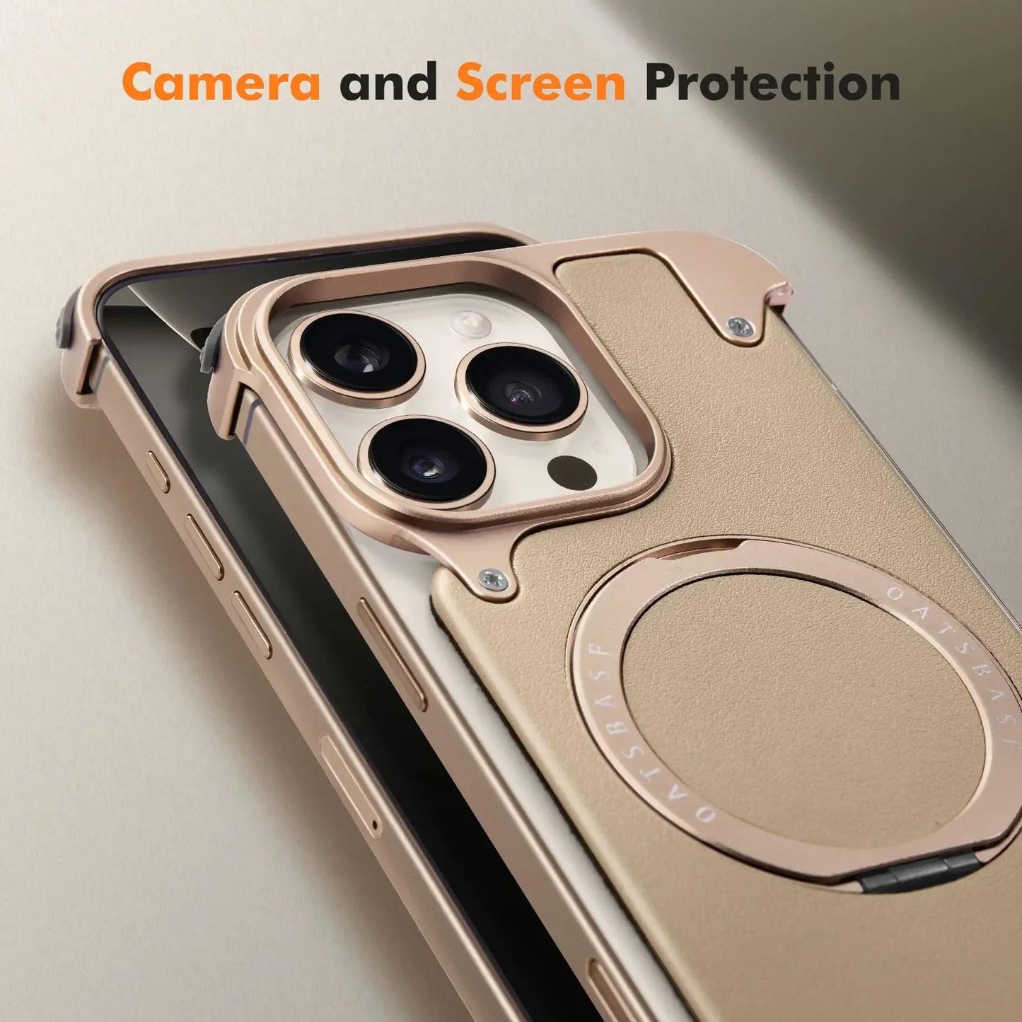 Leather Phone Case with Magsafe for iphone 16