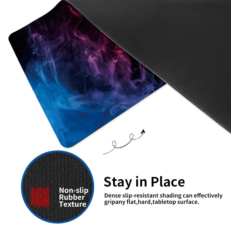 Mouse pad large keyboard mouse desk pad non-slip rubber gaming mouse pad laptop mouse carpet