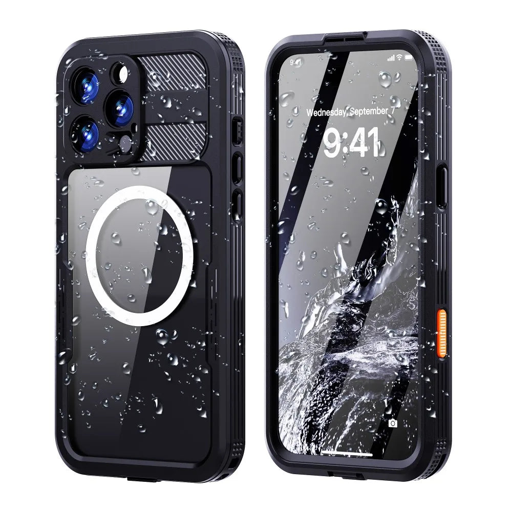 Military Grade Anti Fall Sport Car Silicone Metal Case For iPhone