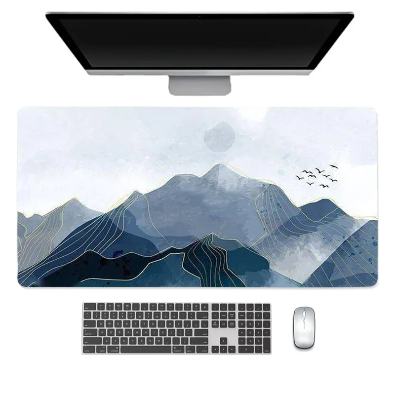 Mouse pad large keyboard mouse desk pad non-slip rubber gaming mouse pad laptop mouse carpet