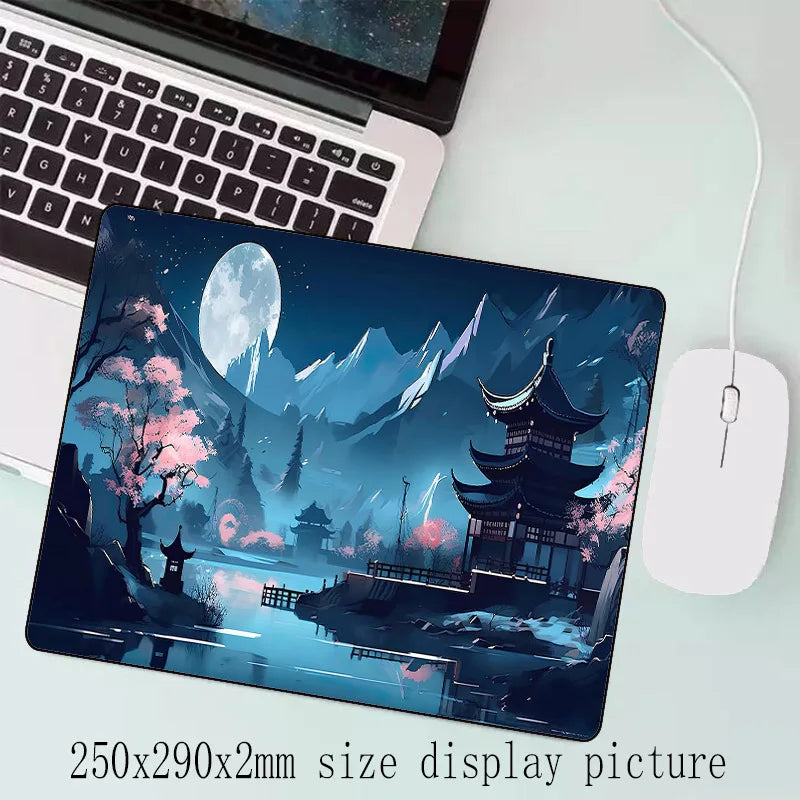 Gaming MousePad Durable Desk Pad Thick Seam Edge Suitable for Office and Gaming