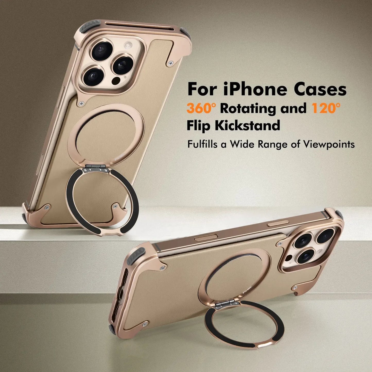 Leather Phone Case with Magsafe for iphone 16