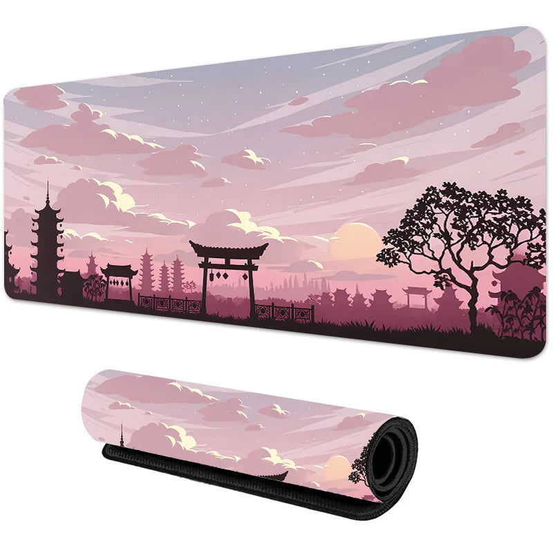 Gaming MousePad Durable Desk Pad Thick Seam Edge Suitable for Office and Gaming