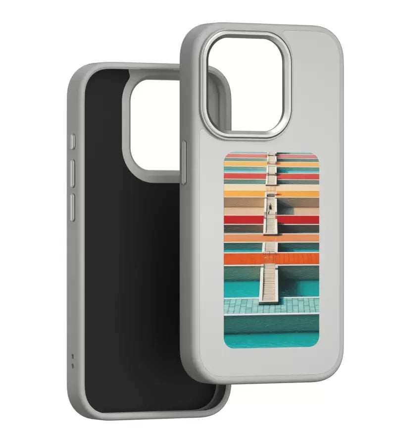 Luxury NFC smart E ink screen Display mobile phone case cover for iphone