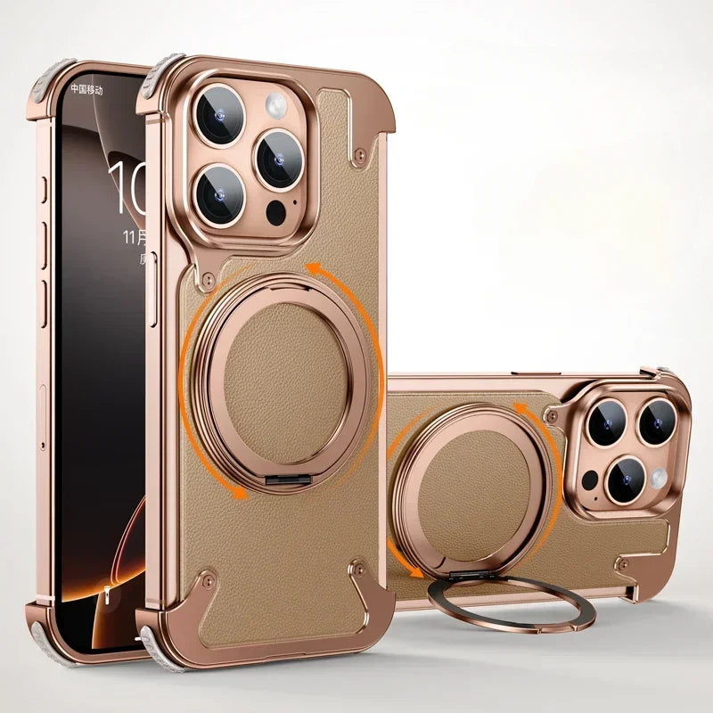 Leather Phone Case with Magsafe for iphone 16