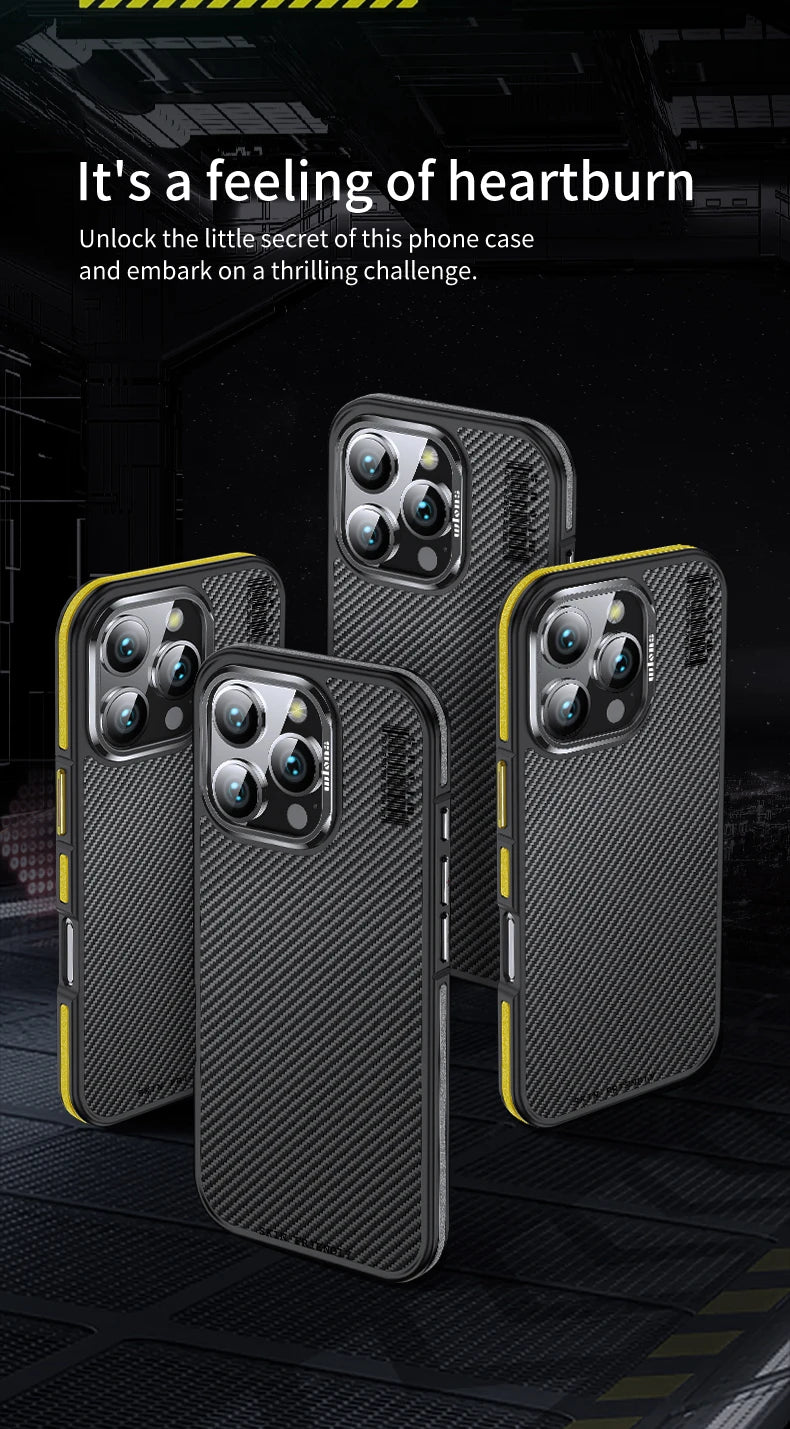 aramid fiber Phone Case For iPhone