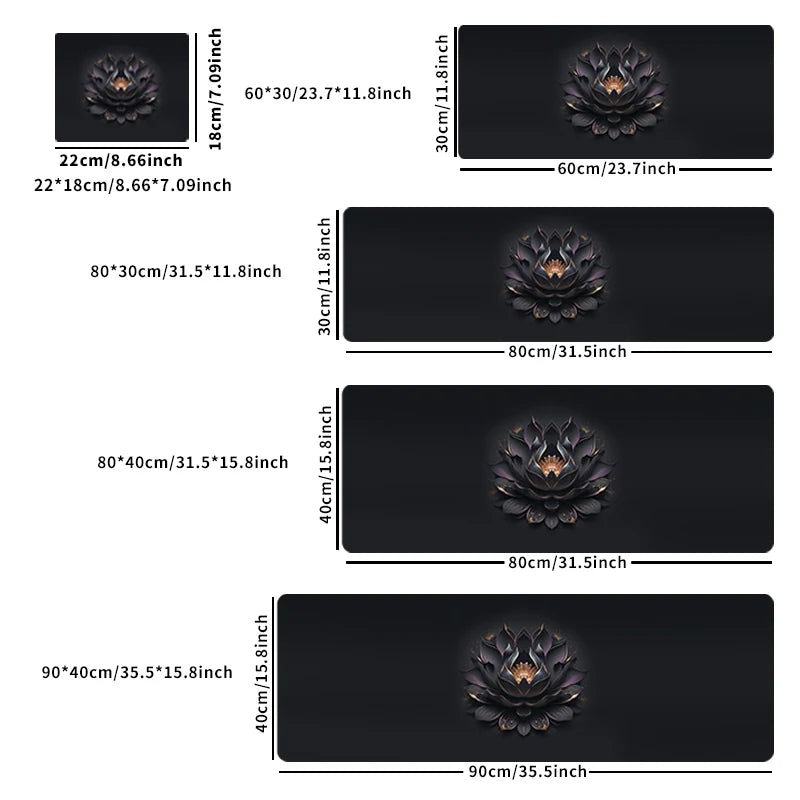 Mouse pad large keyboard mouse desk pad non-slip rubber gaming mouse pad laptop mouse carpet