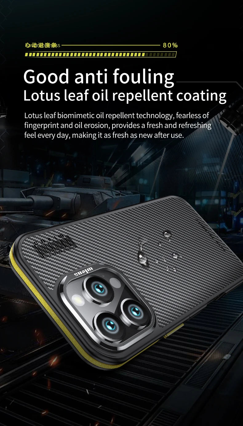 aramid fiber Phone Case For iPhone