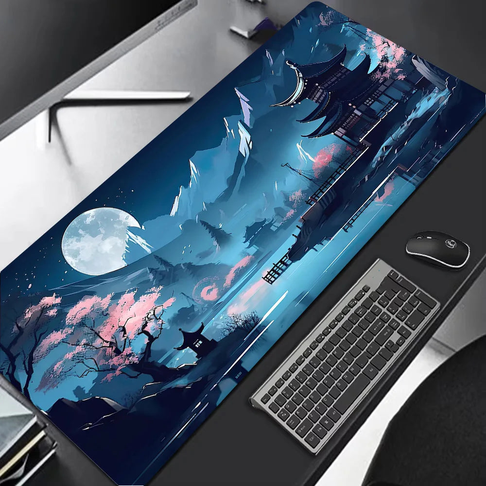Gaming MousePad Durable Desk Pad Thick Seam Edge Suitable for Office and Gaming