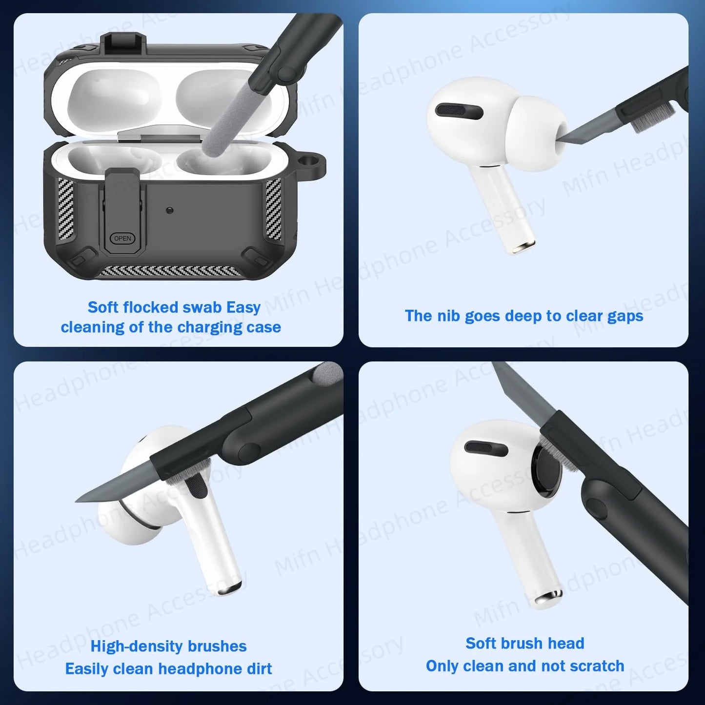 AirPod Pro 2023 switch case with Cleaner Kit L