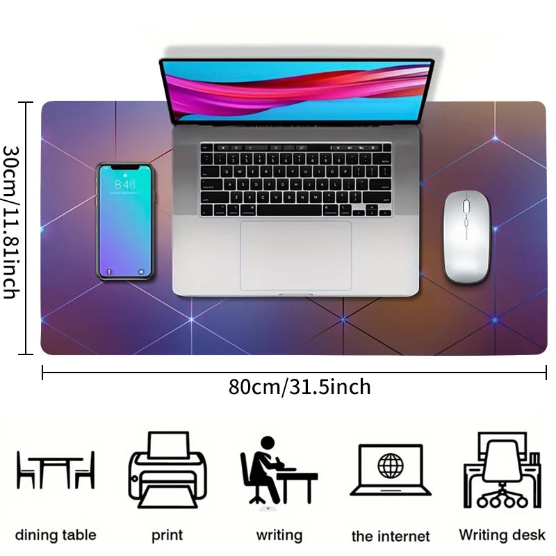 Mouse pad large keyboard mouse desk pad non-slip rubber gaming mouse pad laptop mouse carpet