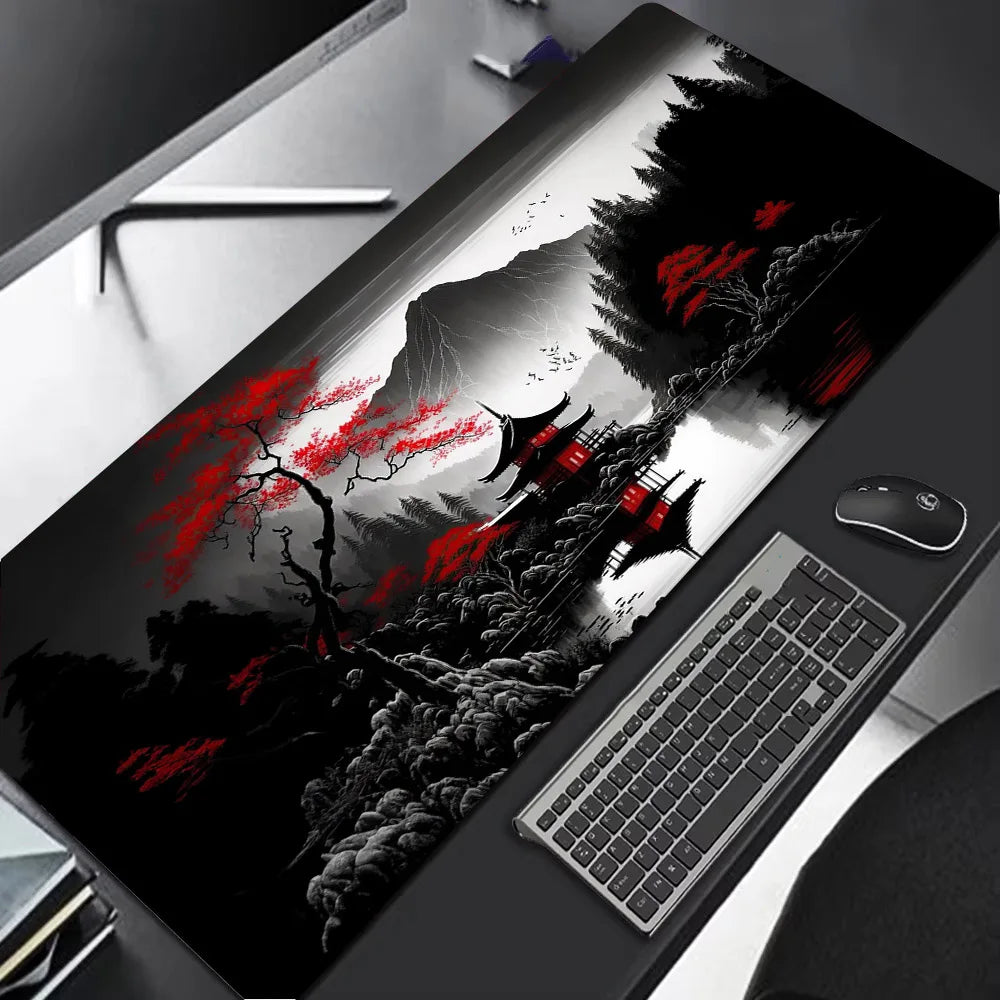 Gaming MousePad Durable Desk Pad Thick Seam Edge Suitable for Office and Gaming