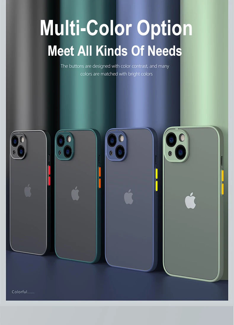 Armor Bumper Clear Phone Case iPhone