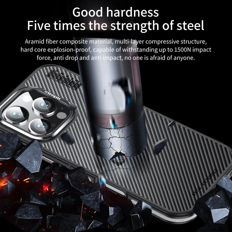 aramid fiber Phone Case For iPhone