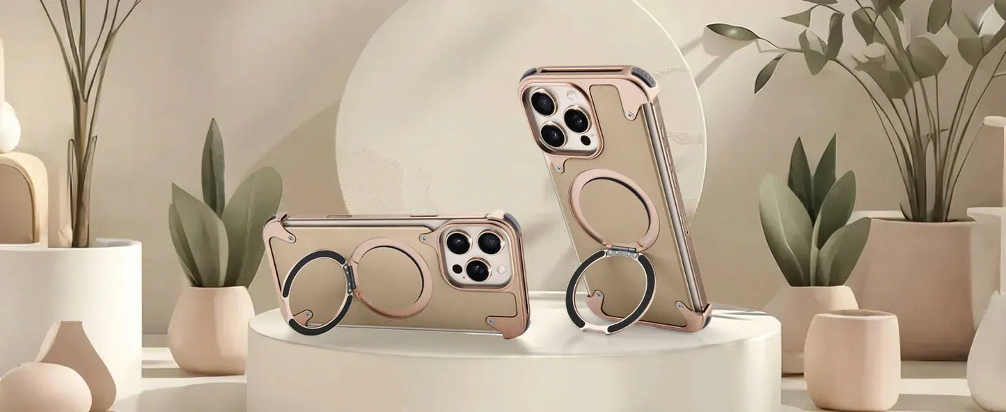 Leather Phone Case with Magsafe for iphone 16
