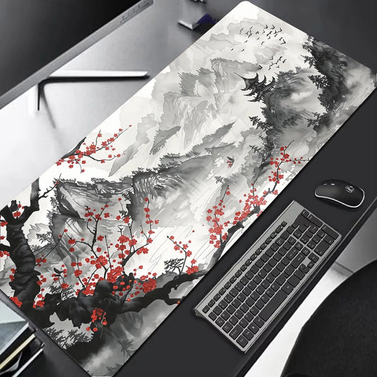 Gaming MousePad Durable Desk Pad Thick Seam Edge Suitable for Office and Gaming
