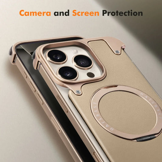 Leather Phone Case with Magsafe for iphone 16