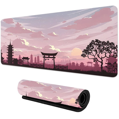 Gaming MousePad Durable Desk Pad Thick Seam Edge Suitable for Office and Gaming