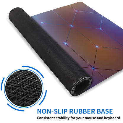 Mouse pad large keyboard mouse desk pad non-slip rubber gaming mouse pad laptop mouse carpet