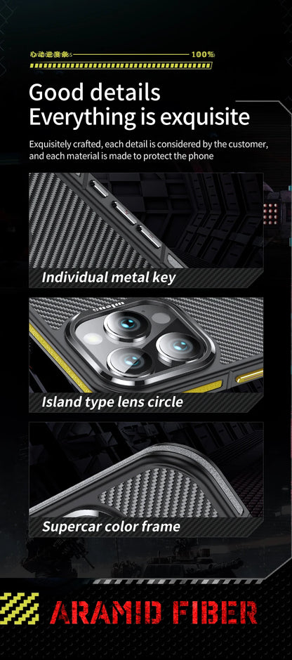 aramid fiber Phone Case For iPhone