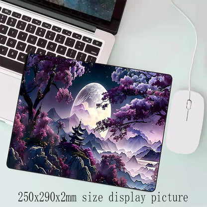 Gaming MousePad Durable Desk Pad Thick Seam Edge Suitable for Office and Gaming