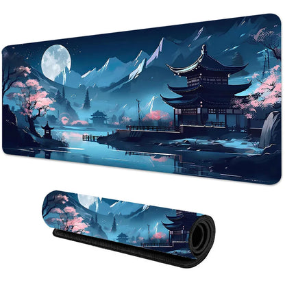 Gaming MousePad Durable Desk Pad Thick Seam Edge Suitable for Office and Gaming