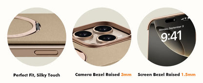 Leather Phone Case with Magsafe for iphone 16